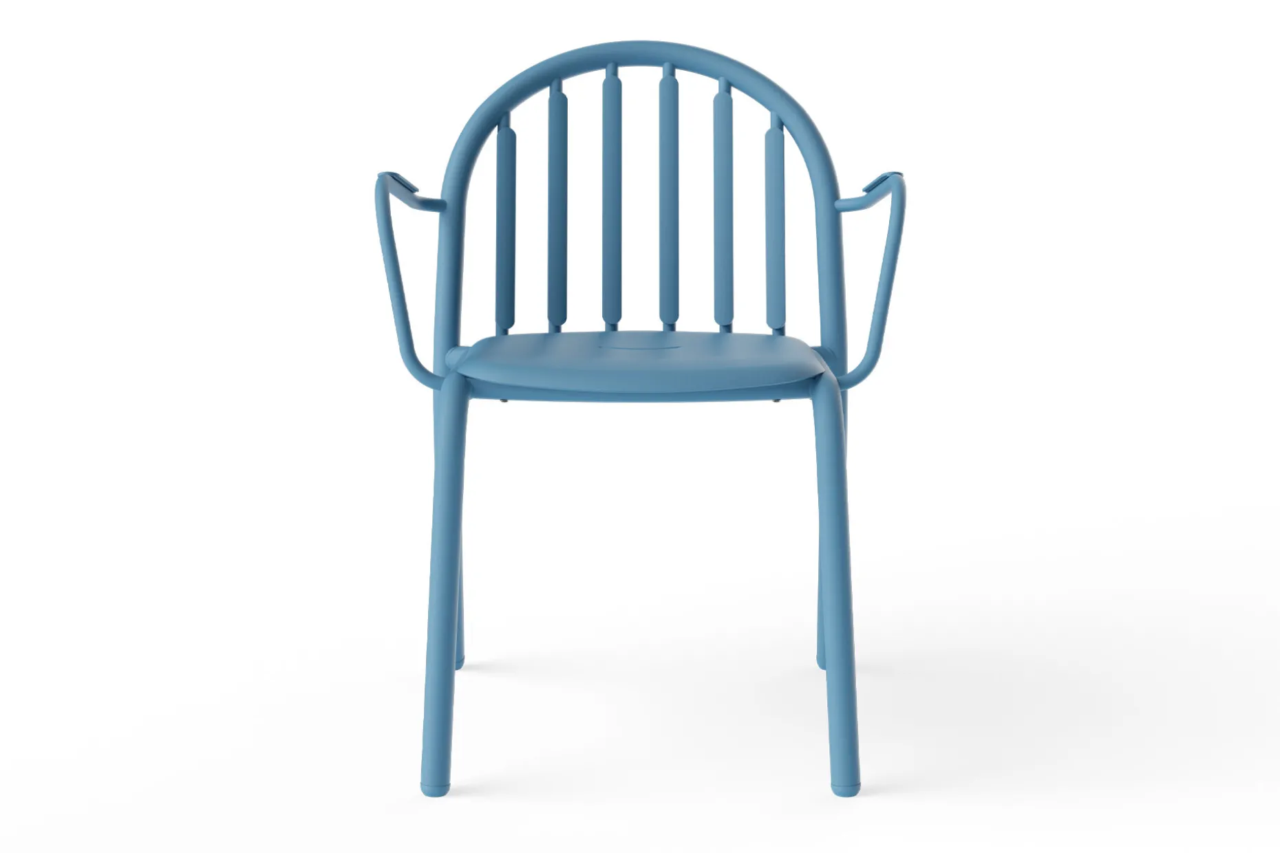 Fred's Armchair Chaise de jardin avec accoudoirs, bleu, 60x59.5x80.5 cm