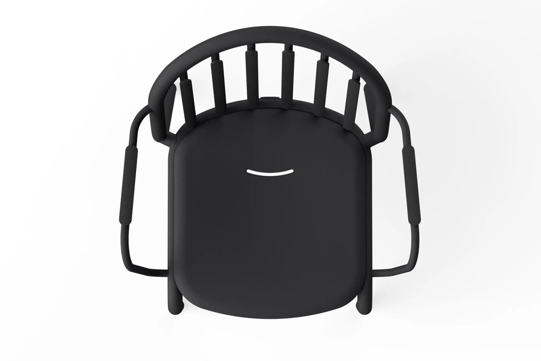 Fred's Armchair Chaise de jardin avec accoudoirs, black, 60x59.5x80.5 cm