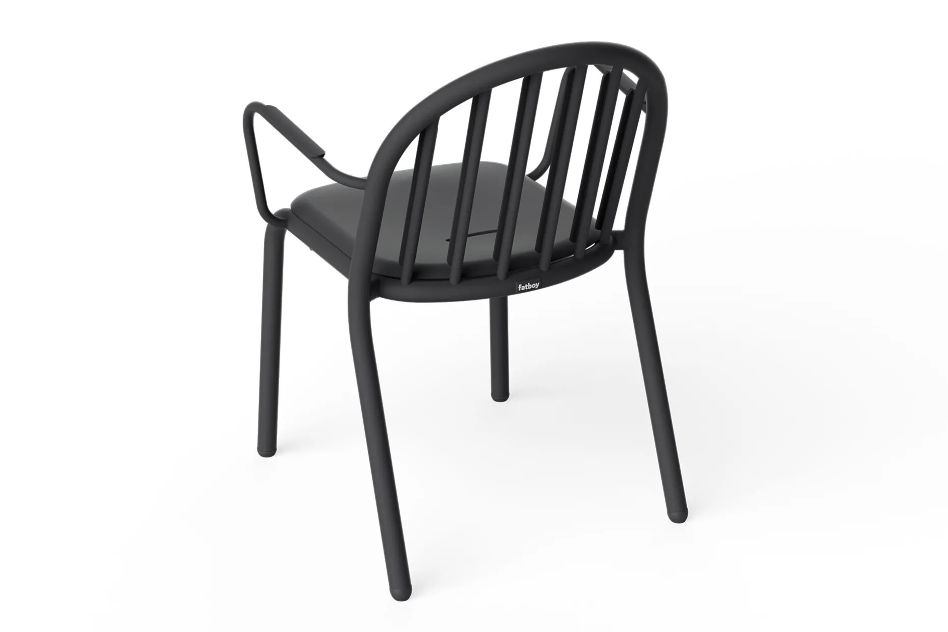 Fred's Armchair Chaise de jardin avec accoudoirs, black, 60x59.5x80.5 cm