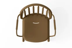 Fred's Armchair Chaise de jardin avec accoudoirs, marron, 60x59.5x80.5 cm
