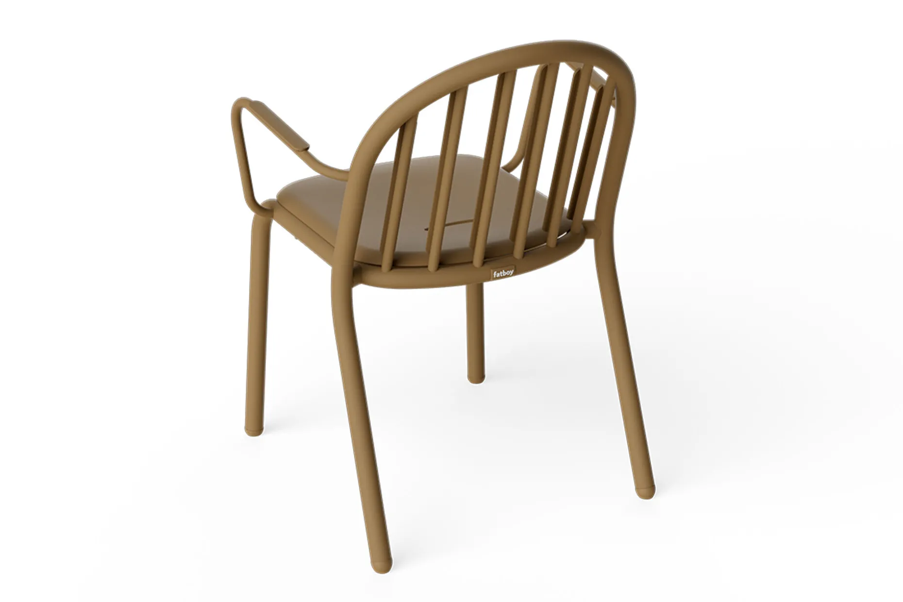 Fred's Armchair Chaise de jardin avec accoudoirs, marron, 60x59.5x80.5 cm