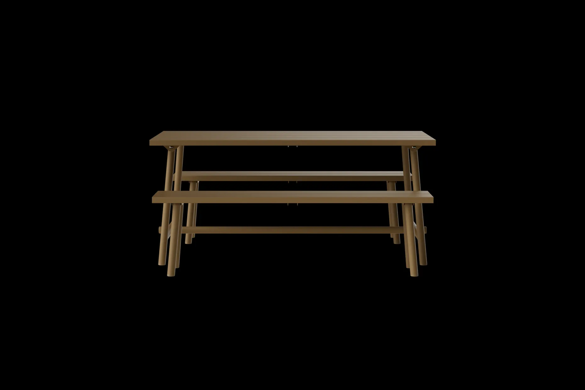 Fred's Bench Banc de jardin, marron, 160x40x46.5 cm