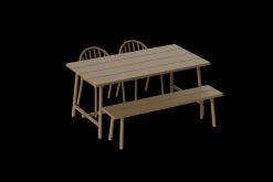 Fred's Bench Banc de jardin, marron, 160x40x46.5 cm