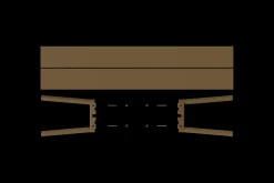 Fred's Bench Banc de jardin, marron, 160x40x46.5 cm