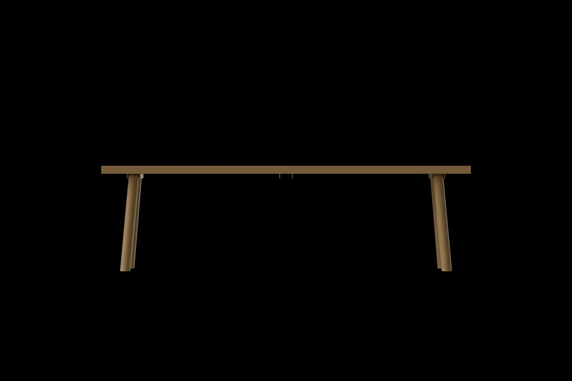 Fred's Bench Banc de jardin, marron, 160x40x46.5 cm