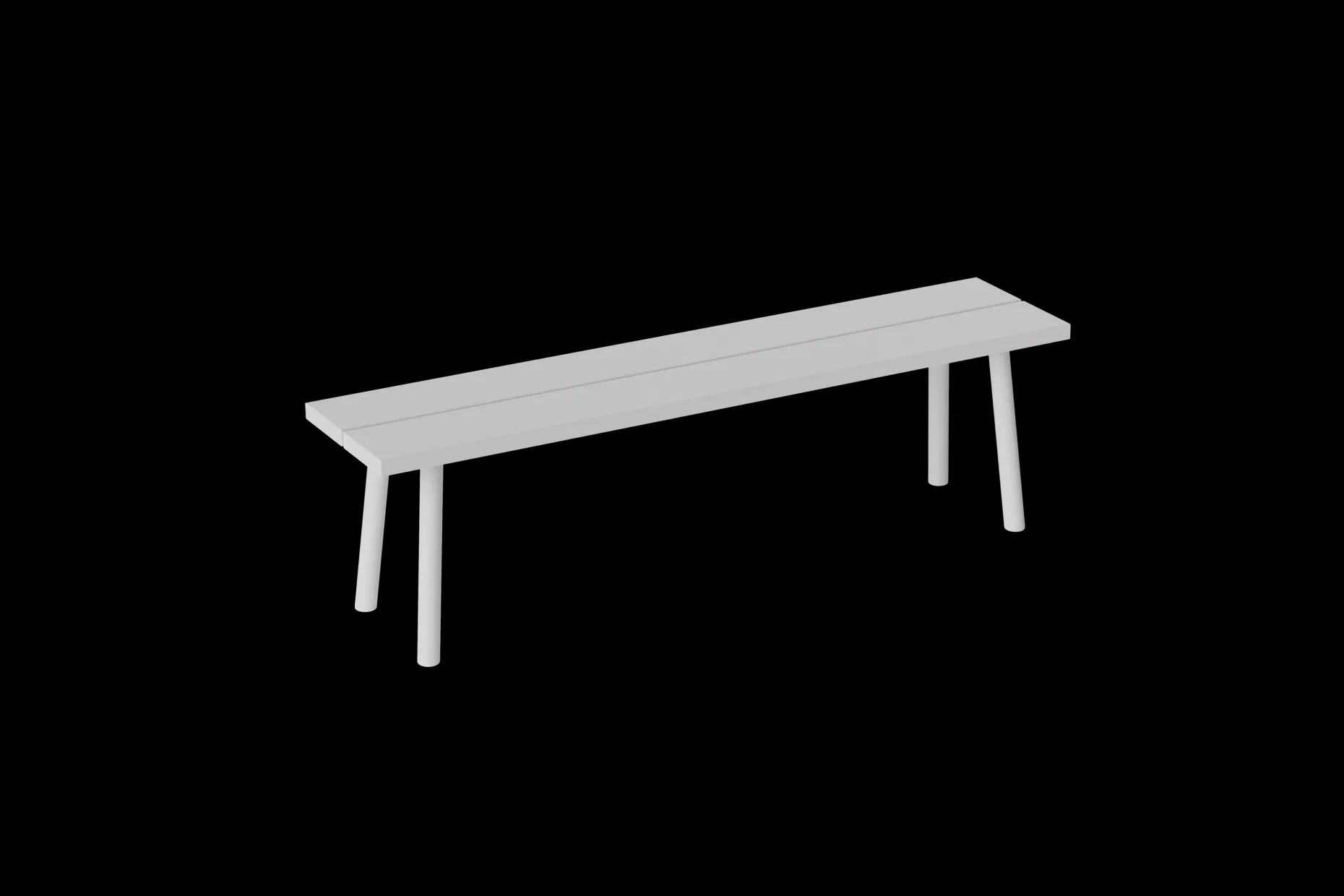 Fred's Bench Banc de jardin, 160x40x46.5 cm