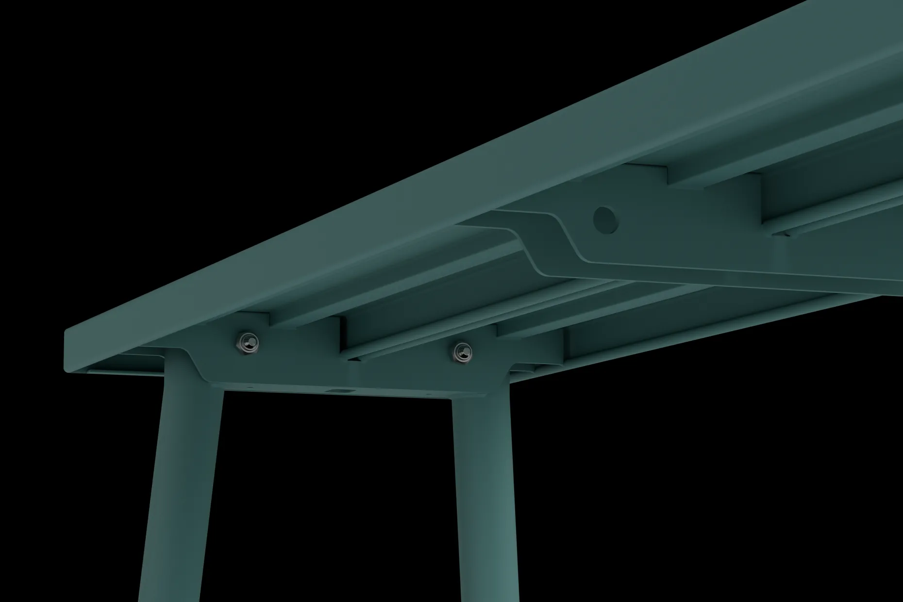 Fred's Bench Banc de jardin, vert, 160x40x46.5 cm