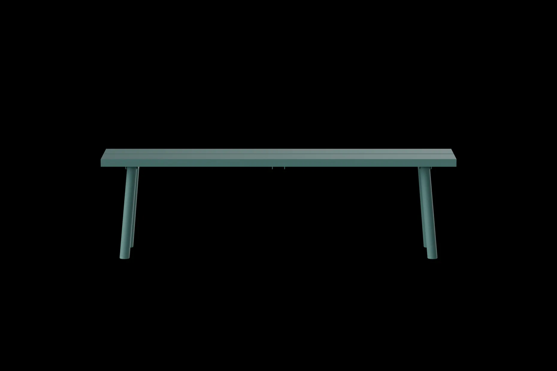 Fred's Bench Banc de jardin, vert, 160x40x46.5 cm