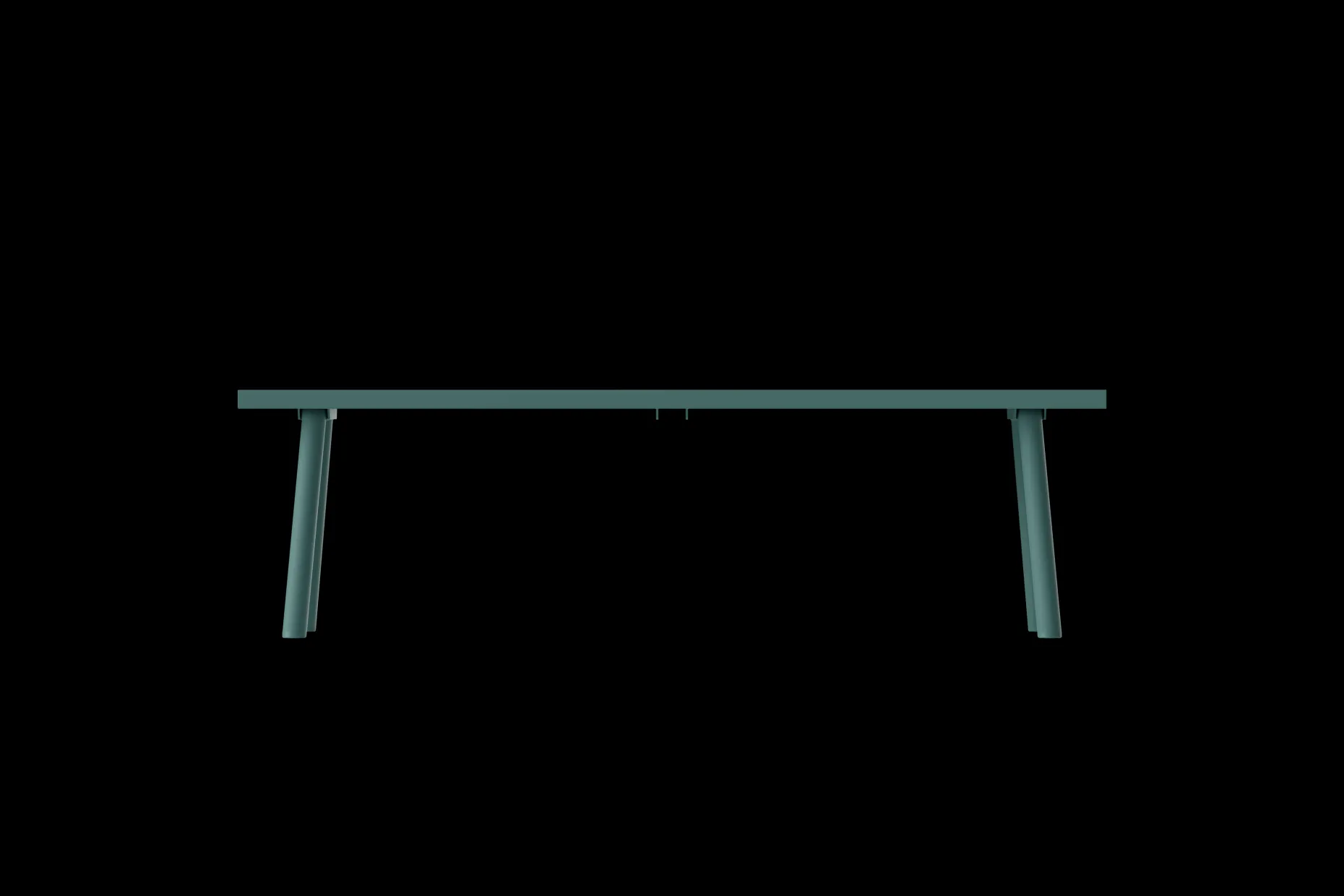 Fred's Bench Banc de jardin, vert, 160x40x46.5 cm