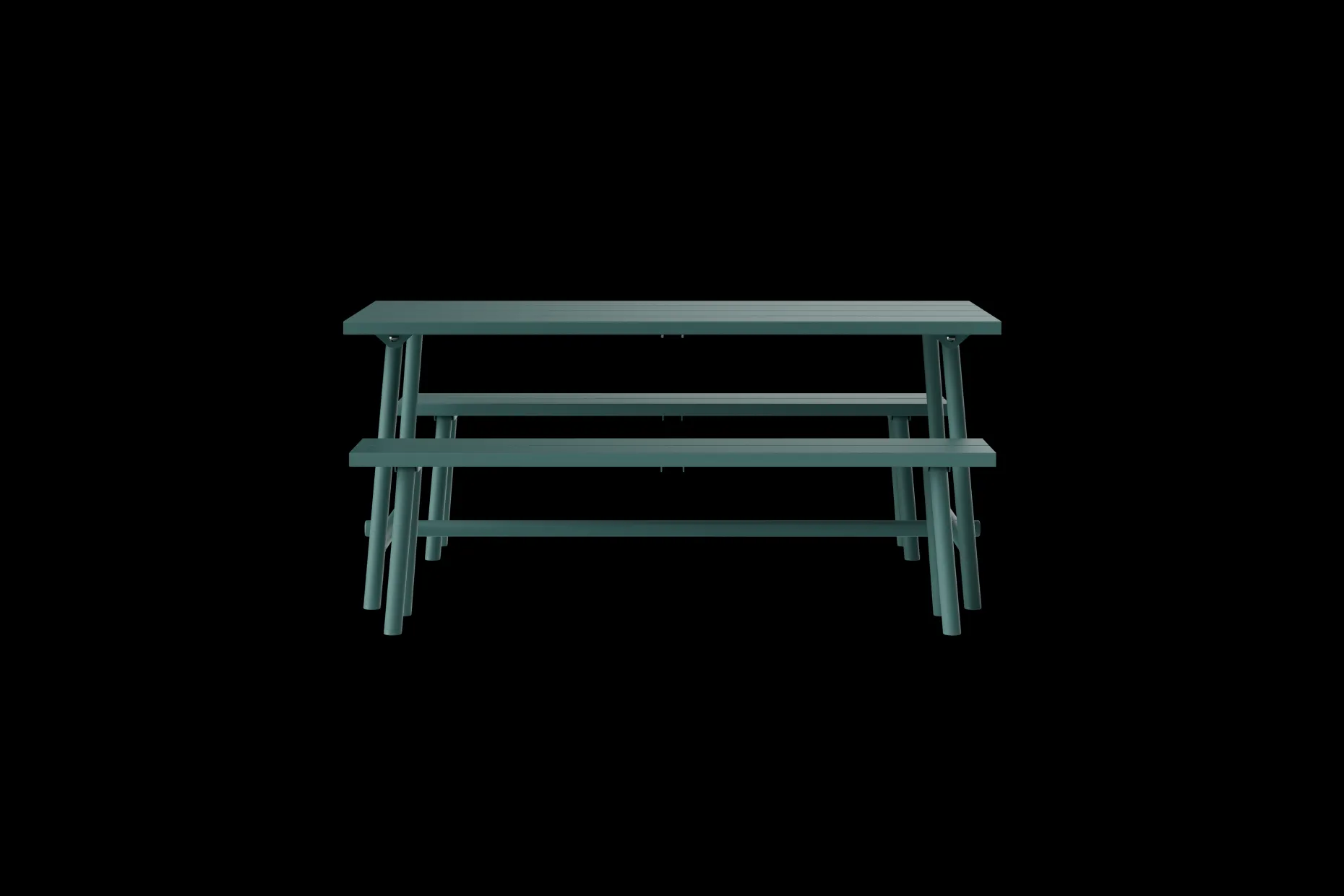 Fred's Bench Banc de jardin, vert, 160x40x46.5 cm