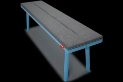 Fred's Bench Pillow Coussin d’extérieur, gris, 160x40x3.5 cm