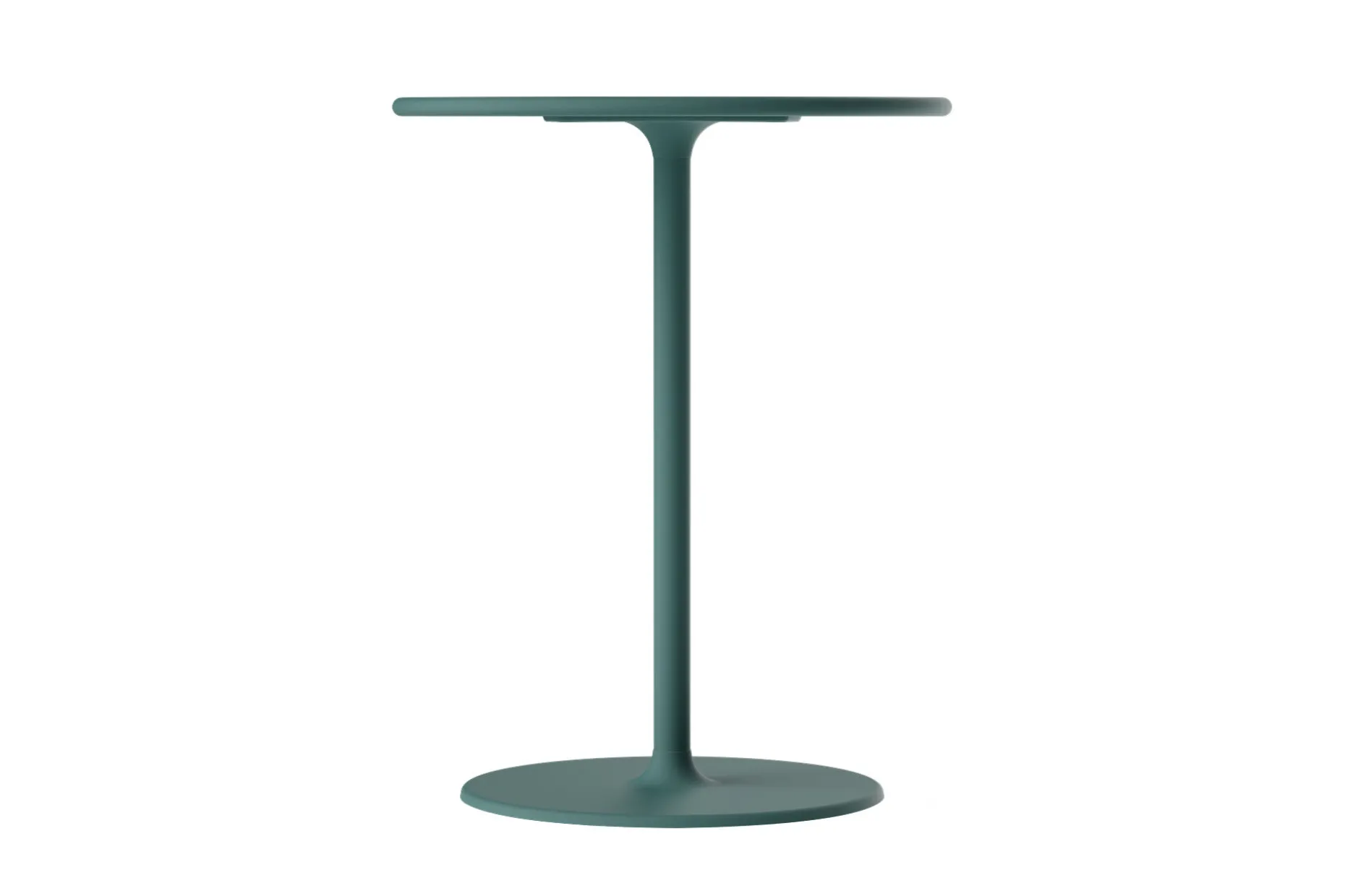Fred's Bistreau Petite table de jardin ronde, vert, 60x60x76 cm
