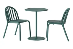 Fred's Bistreau Petite table de jardin ronde, vert, 60x60x76 cm