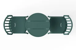 Fred's Bistreau Petite table de jardin ronde, vert, 60x60x76 cm