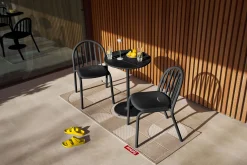 Fred's Bistreau Petite table de jardin ronde, black, 60x60x76 cm