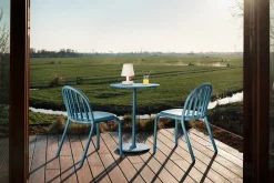 Fred's Chair Chaise de jardin, bleu, 52x56x80.5 cm