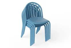 Fred's Chair Chaise de jardin, bleu, 52x56x80.5 cm
