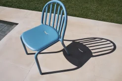 Fred's Chair Chaise de jardin, bleu, 52x56x80.5 cm