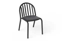 Fred's Chair Chaise de jardin, black, 52x56x80.5 cm