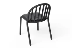 Fred's Chair Chaise de jardin, black, 52x56x80.5 cm