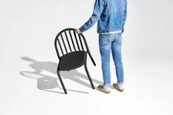 Fred's Chair Chaise de jardin, black, 52x56x80.5 cm