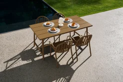 Fred's Medium Table Table de jardin, marron, 170x90x76 cm