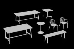 Fred's Medium Table Table de jardin, 170x90x76 cm