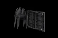 Fred's Medium Table Table de jardin, black, 170x90x76 cm