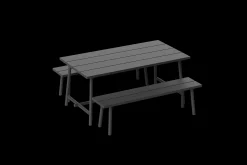 Fred's Medium Table Table de jardin, black, 170x90x76 cm