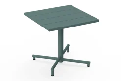 Fred's Square Bistreau Petite table de jardin carrée, vert, 80x80x76 cm
