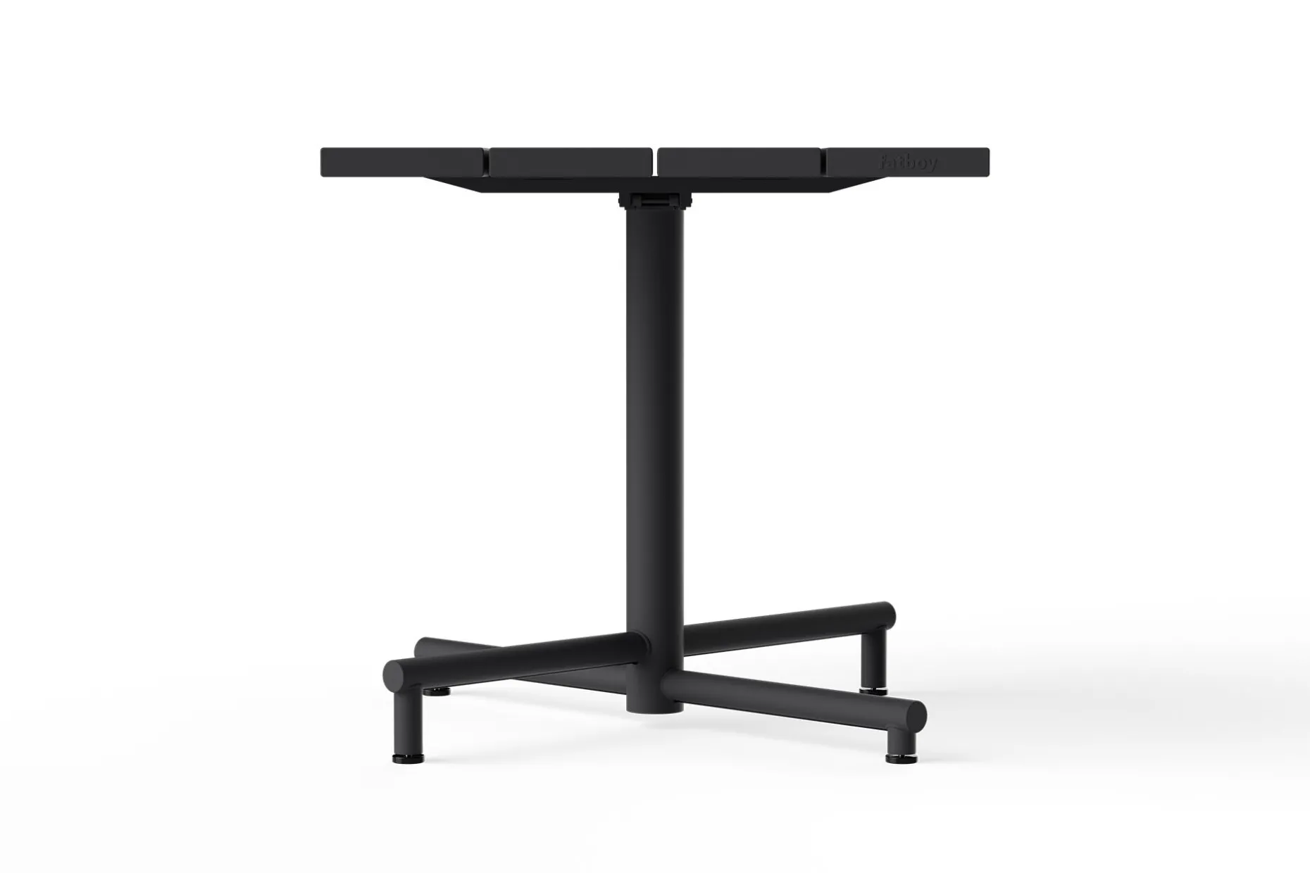 Fred's Square Bistreau Petite table de jardin carrée, black, 80x80x76 cm