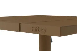 Fred's Square Bistreau Petite table de jardin carrée, marron, 80x80x76 cm