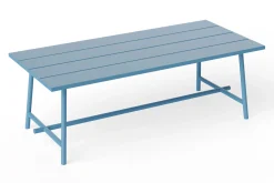 Fred's Table Table de jardin, bleu, 220x100x76 cm