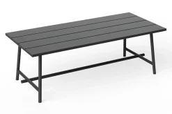 Fred's Table Table de jardin, black, 220x100x76 cm