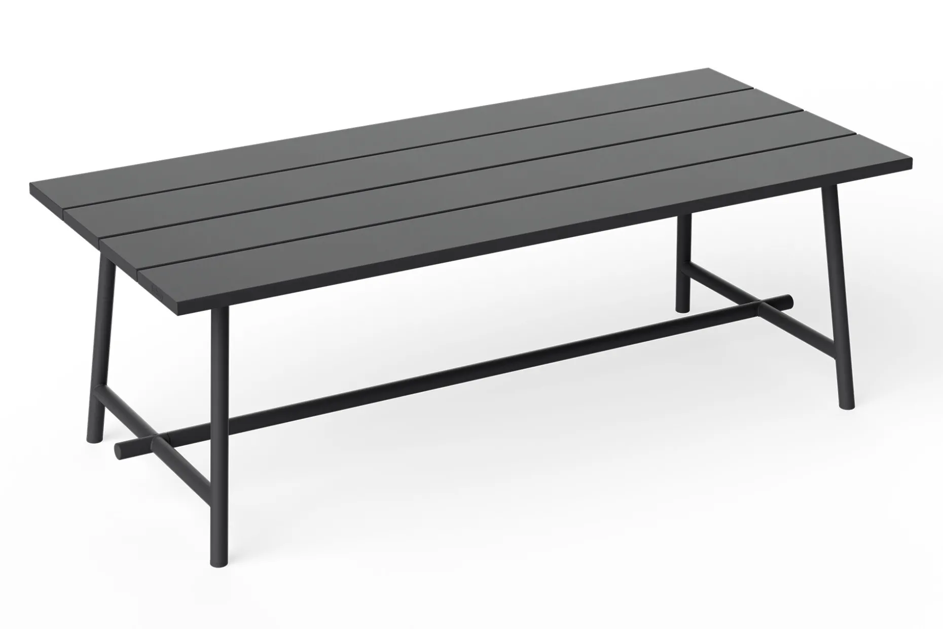 Fred's Table Table de jardin, black, 220x100x76 cm