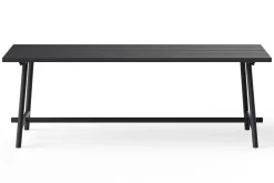 Fred's Table Table de jardin, black, 220x100x76 cm