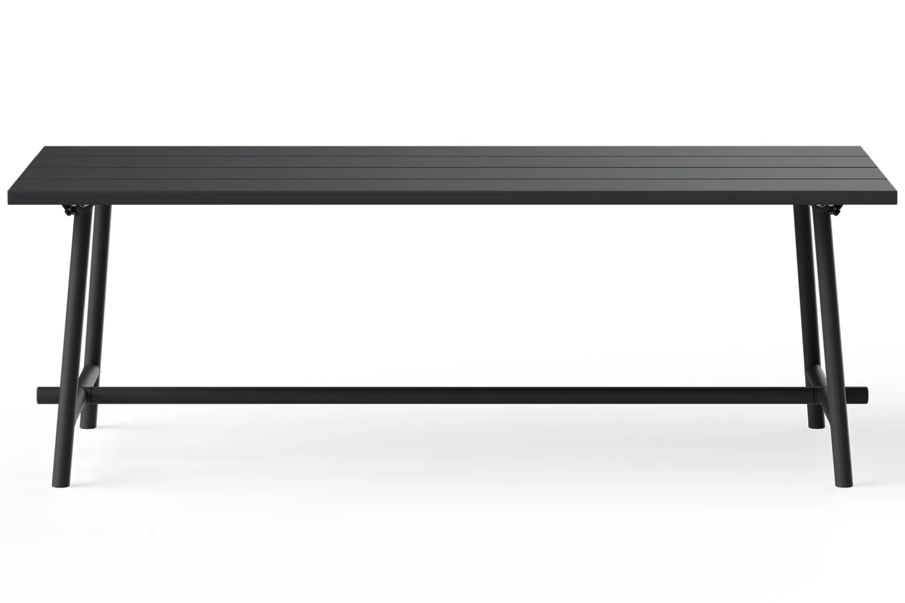 Fred's Table Table de jardin, black, 220x100x76 cm