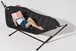 Headdemock Black Hamac avec support, 270x138x110 cm