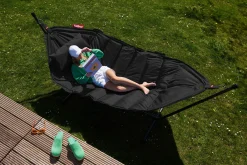 Headdemock Black Hamac avec support, 270x138x110 cm