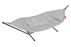 Headdemock Light Grey Hamac avec support, 270x138x110 cm