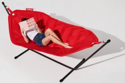 Headdemock Red Hamac avec support, 270x138x110 cm