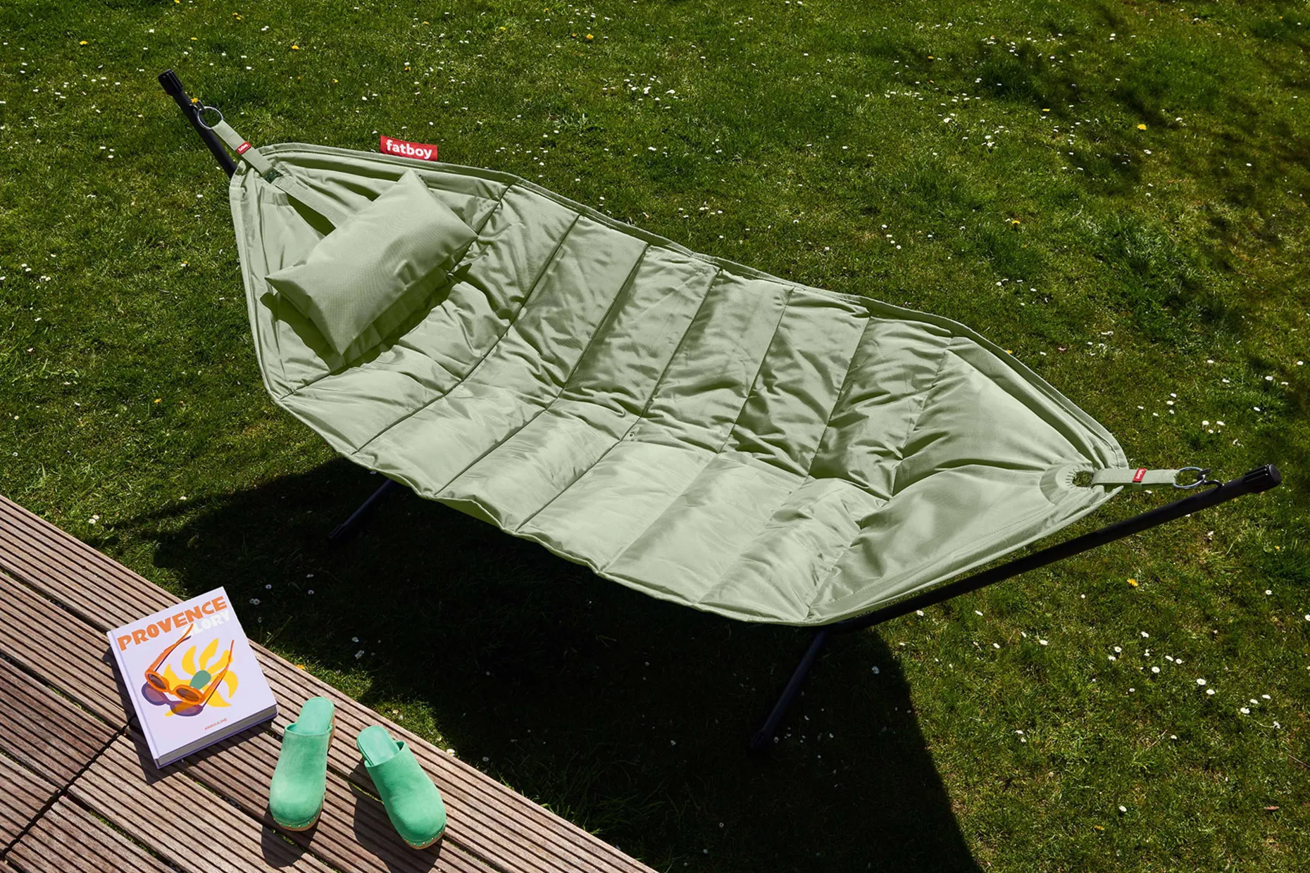 Headdemock Seagrass Hamac avec support, 270x138x110 cm