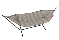 Headdemock Superb Grey Taupe Hamac avec support, 270x138x110 cm