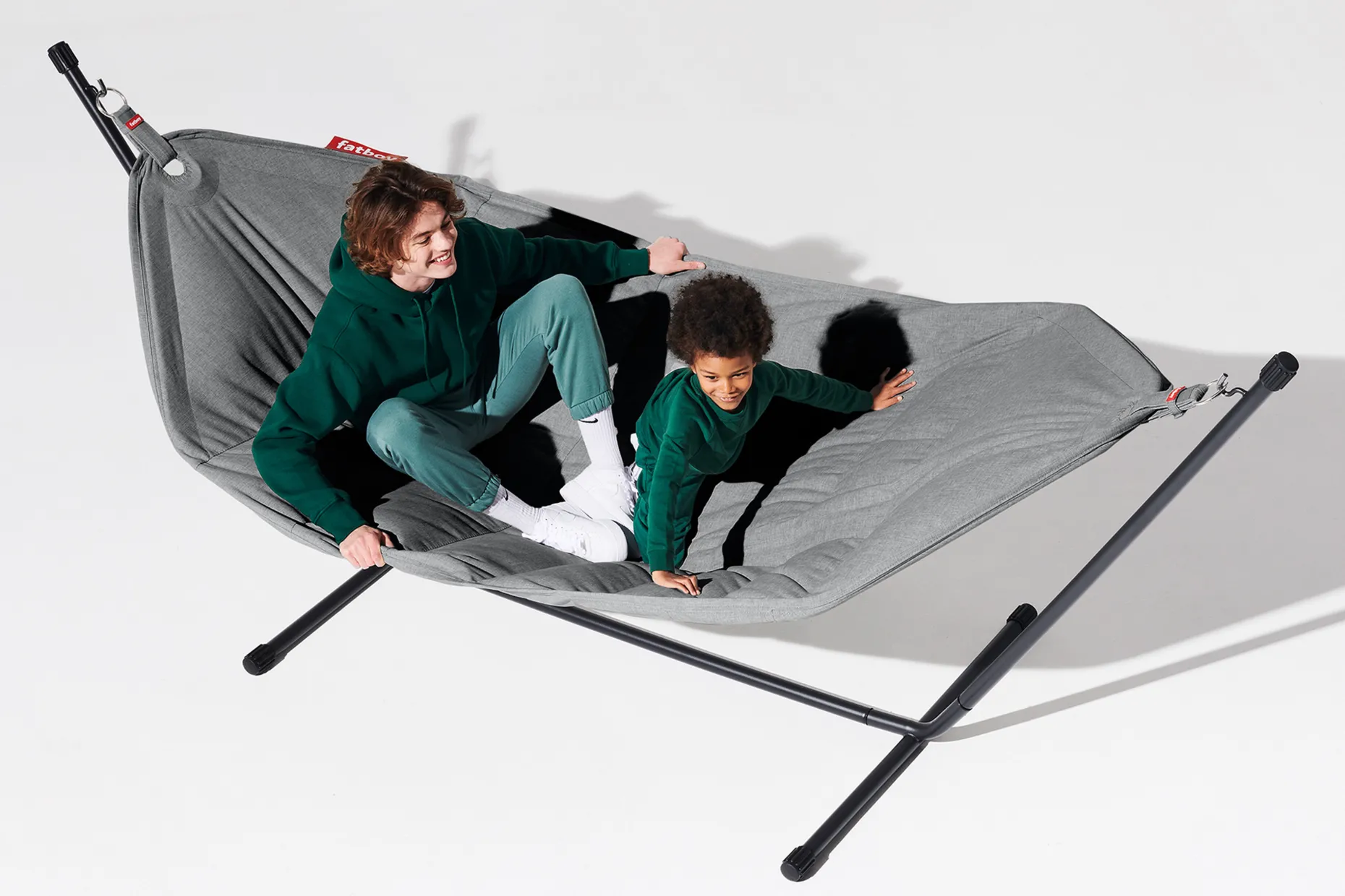 Headdemock Superb Rock Grey Hamac avec support, 270x138x110 cm