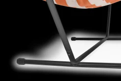 Headdemock Superb Stripe Orange Creme Hamac avec support, 270x138x110 cm