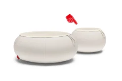 Humpty Outdoor Tables basses d'extérieur, gris, 65x65x35 cm