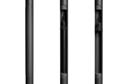 Jolly Trolley Table de bar mobile, black, 78x55x200 cm