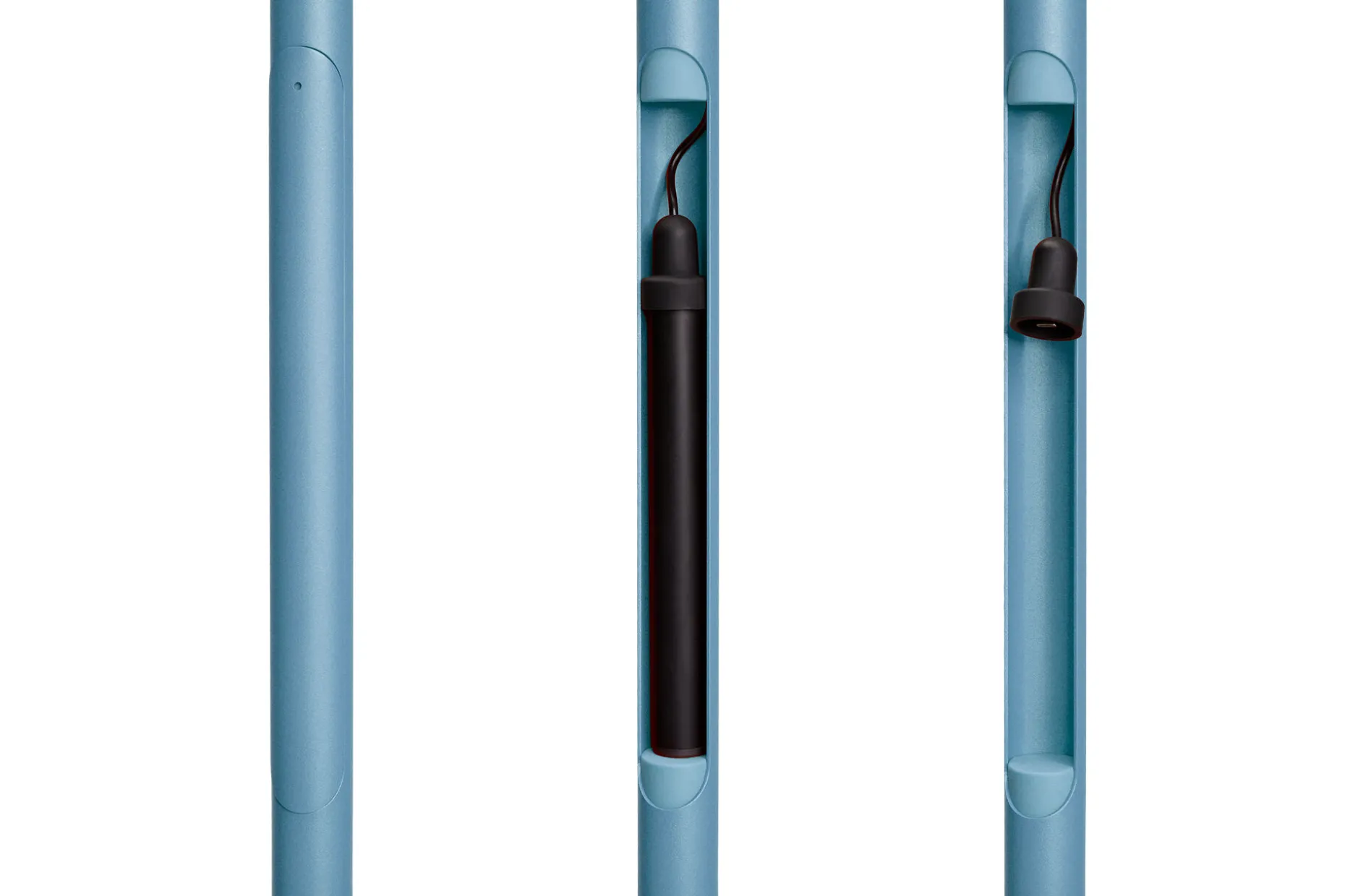 Jolly Trolley Table de bar mobile, bleu, 78x55x200 cm