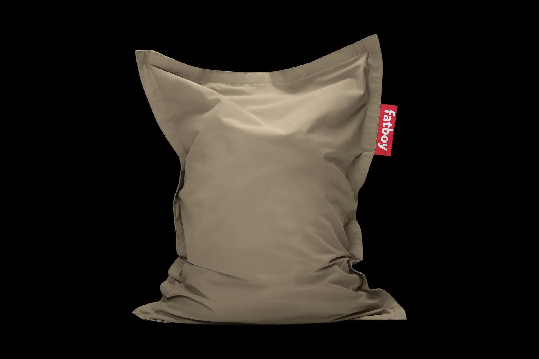 Junior Canvas Pouf pour enfant, gris, 100x130 cm