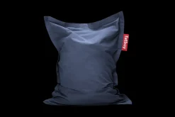 Junior Canvas Pouf pour enfant, bleu, 100x130 cm